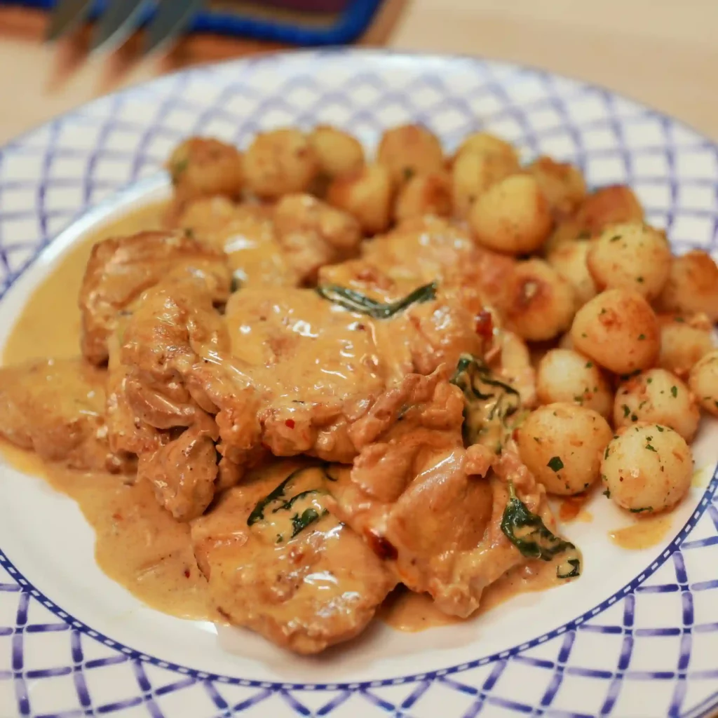 Poulet à la moutarde