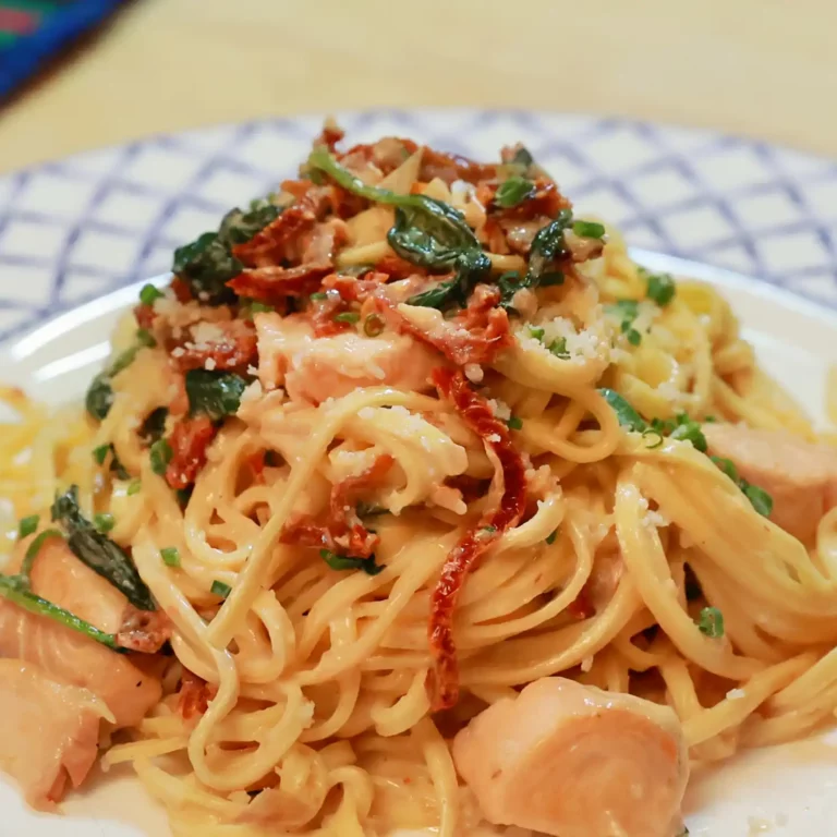 Pâtes au saumon