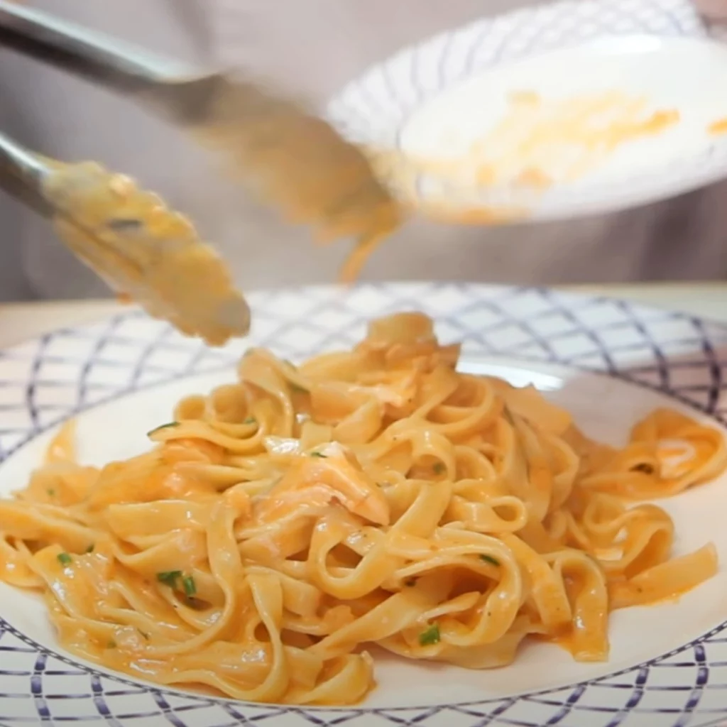 Pates au saumon