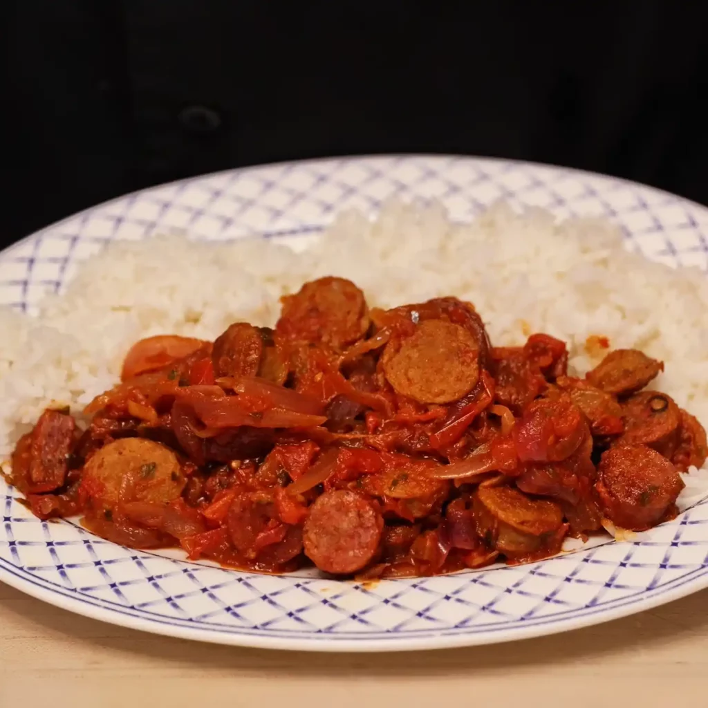 rougail saucisse recette