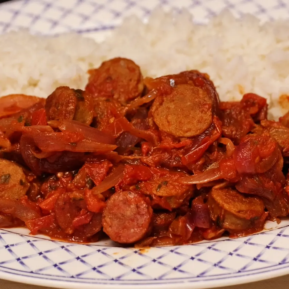 rougail saucisse recette