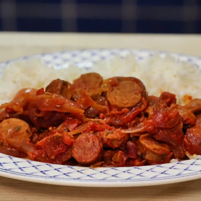 rougail saucisse recette