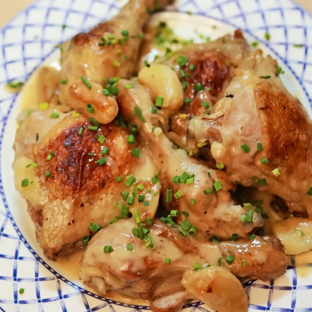 Poulet aux 40 Gousses d'Ail