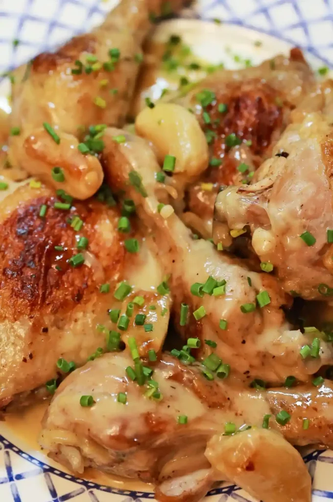 Poulet aux 40 Gousses d'Ail