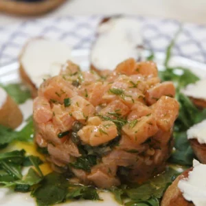 Tartare de saumon