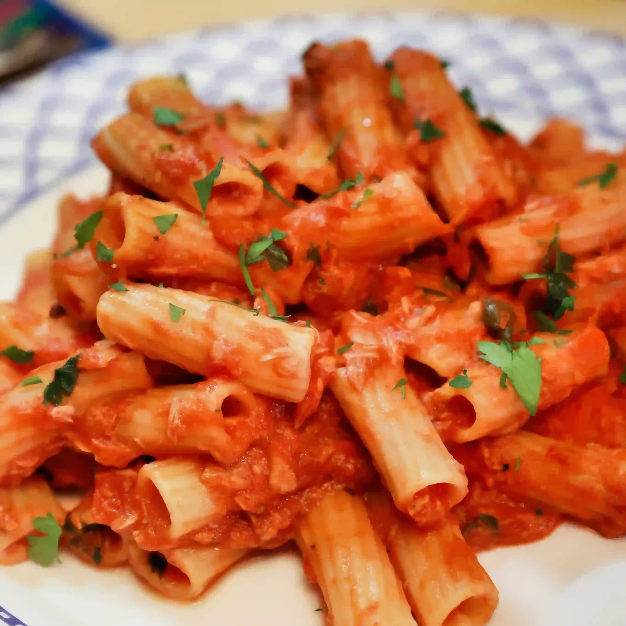 Spicy Tuna Rigatoni