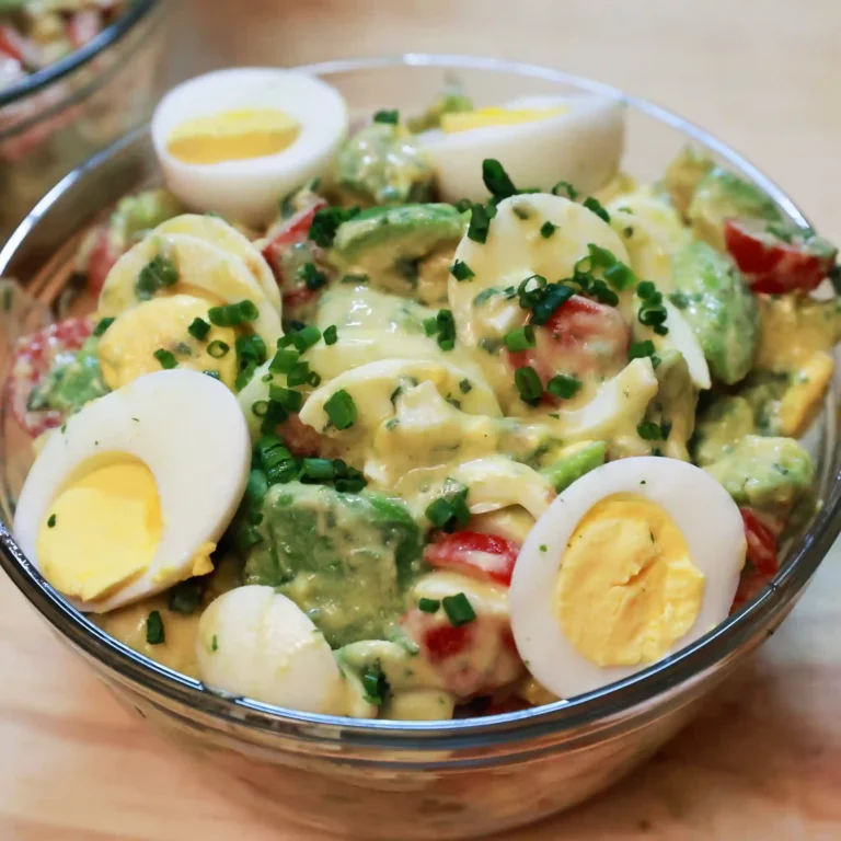 Salade avocats oeufs
