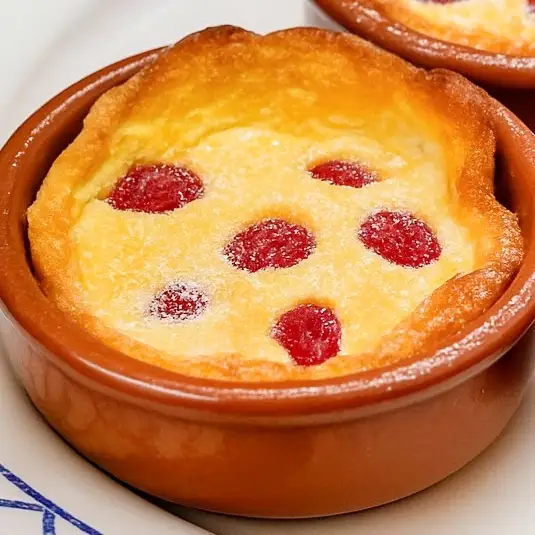 Clafoutis aux framboises
