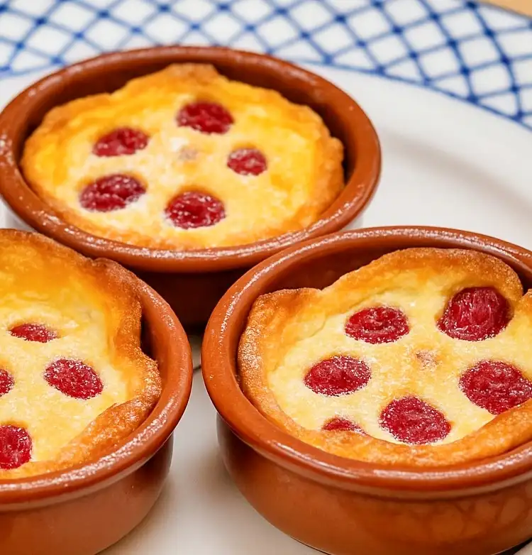 Clafoutis aux framboises