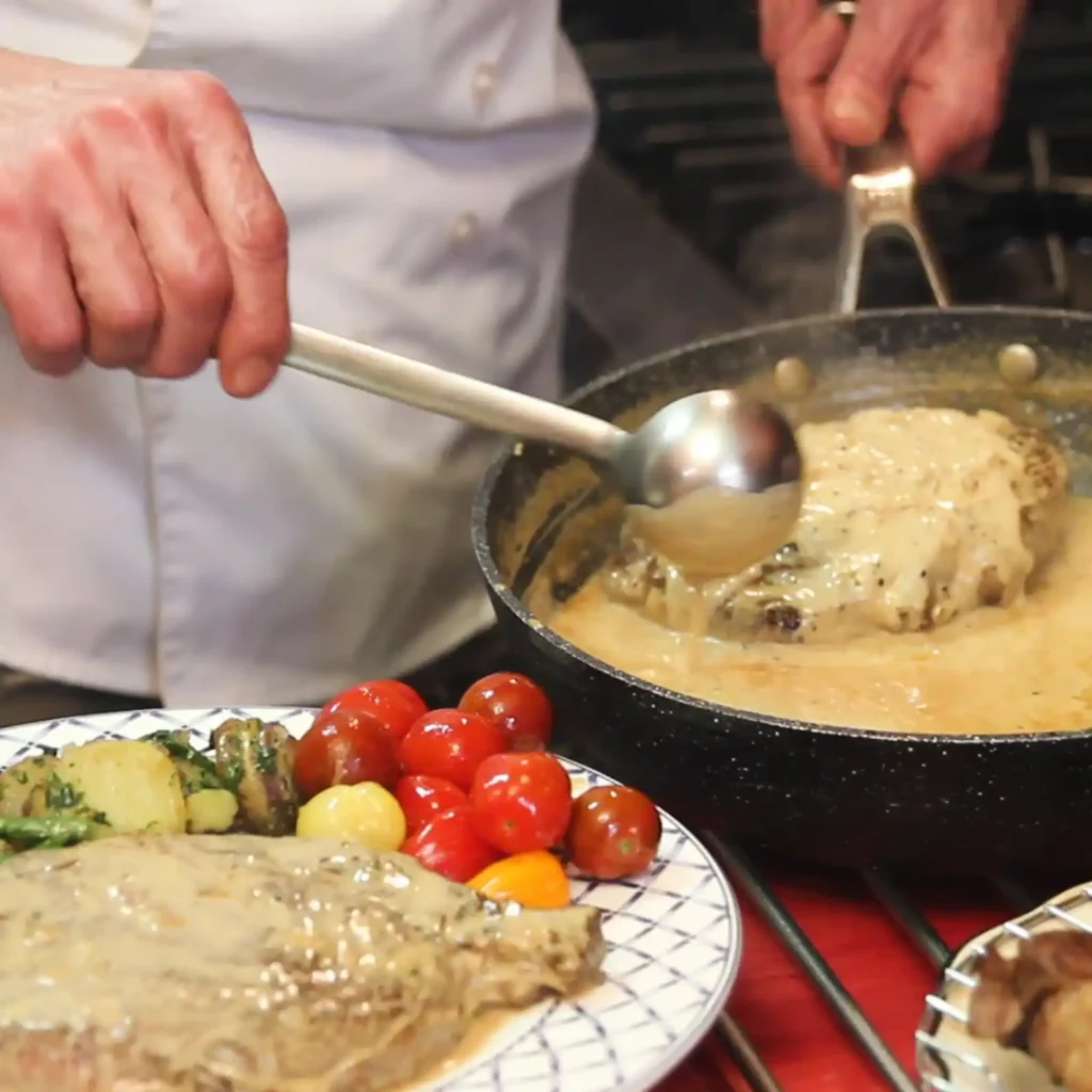 Steak with Roquefort Sauce