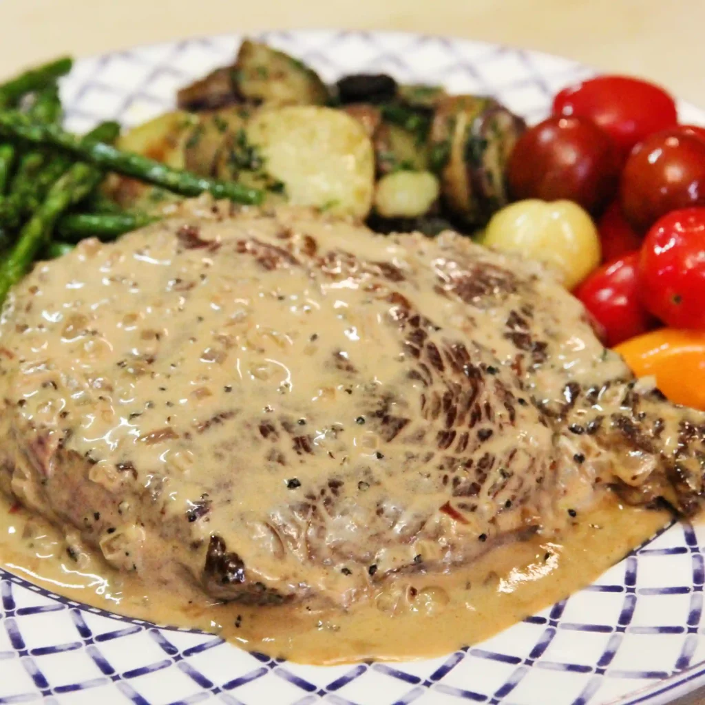 Steak with Roquefort Sauce