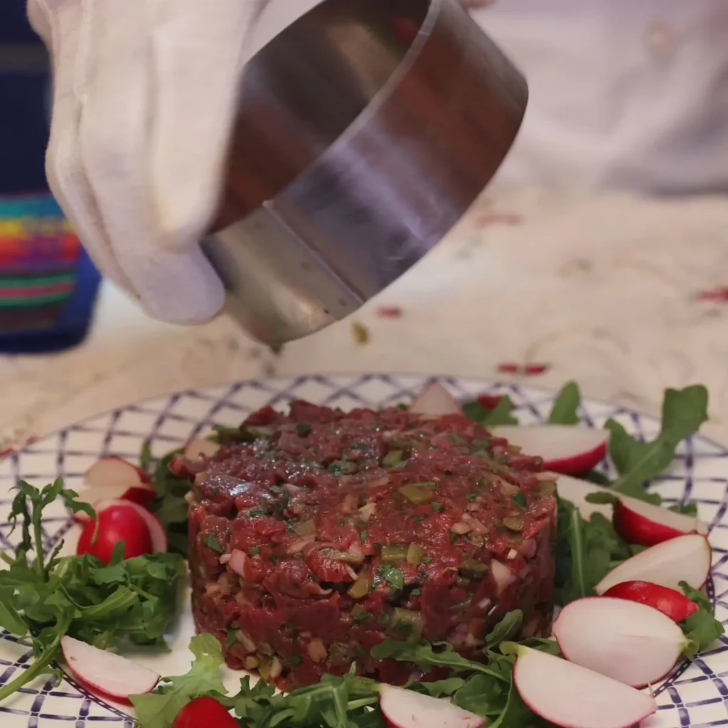 tartare de boeuf 