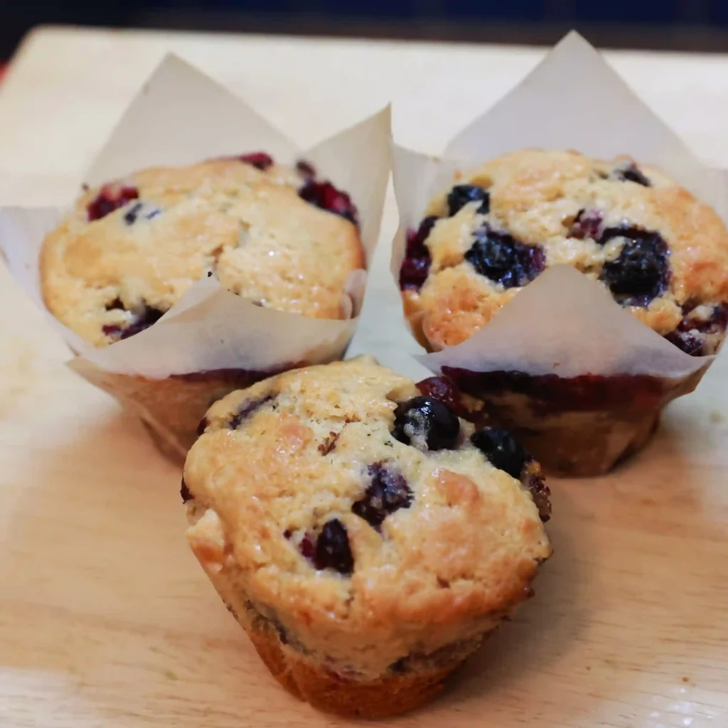 Muffins aux Bleuets (Myrtilles)