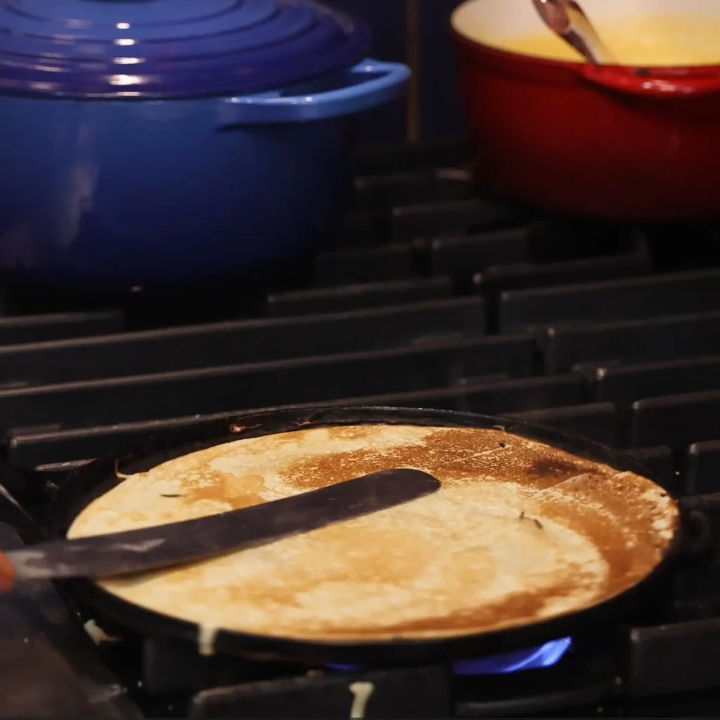 Banana Crepes with Maple Syrup