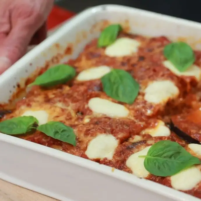 Aubergine Parmigiana