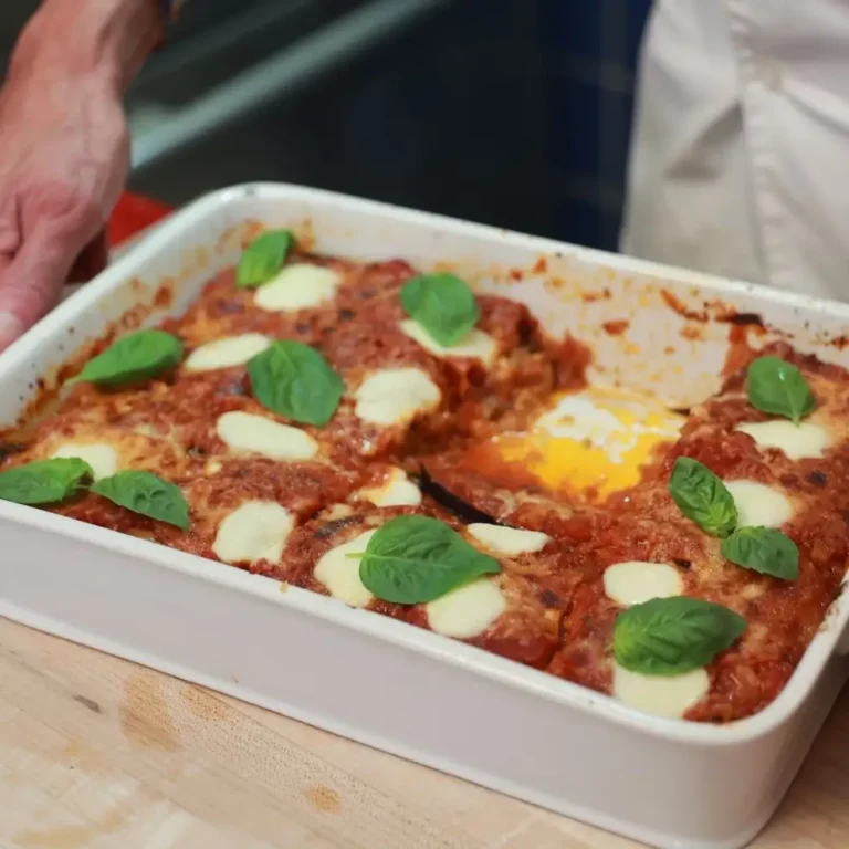 Aubergine Parmigiana