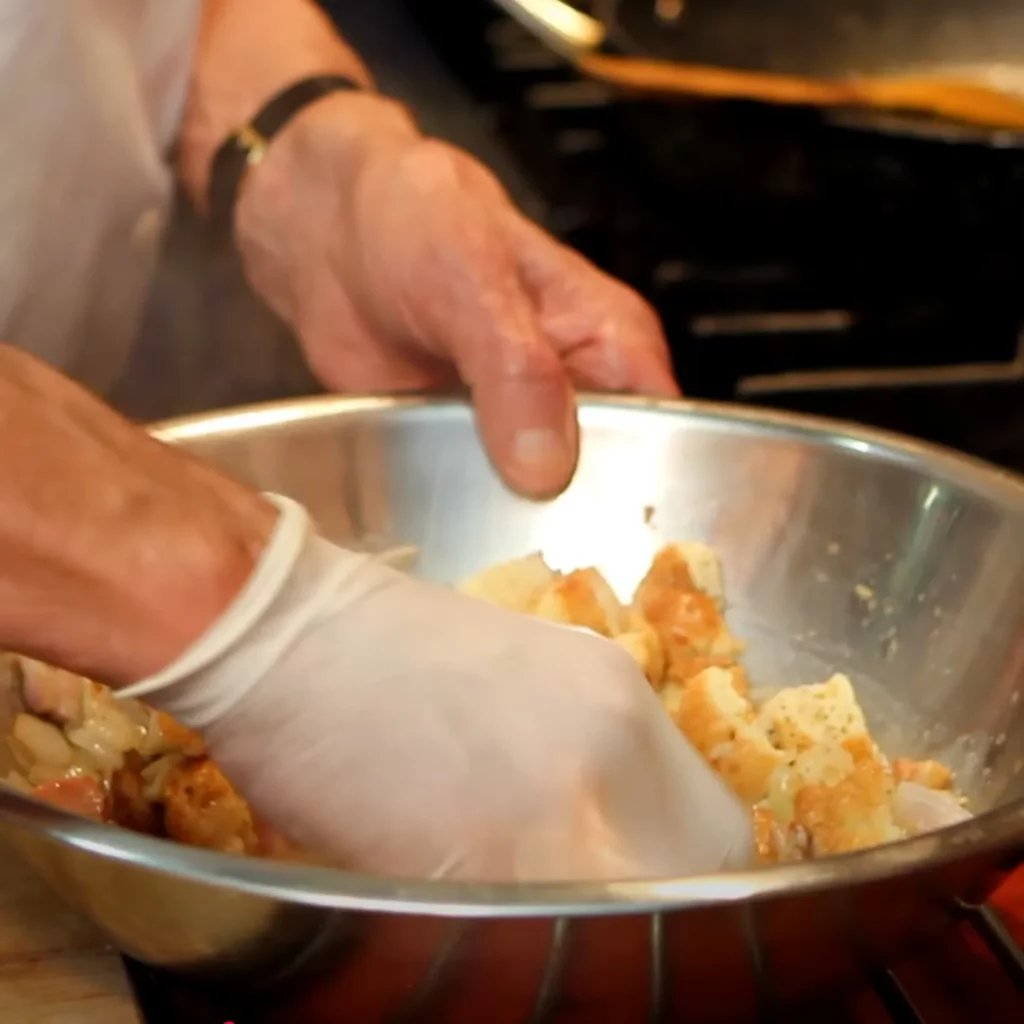 Bread Stuffing with Bacon and Herbs