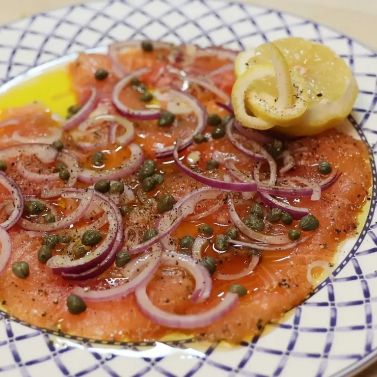 Gravlax de saumon maison