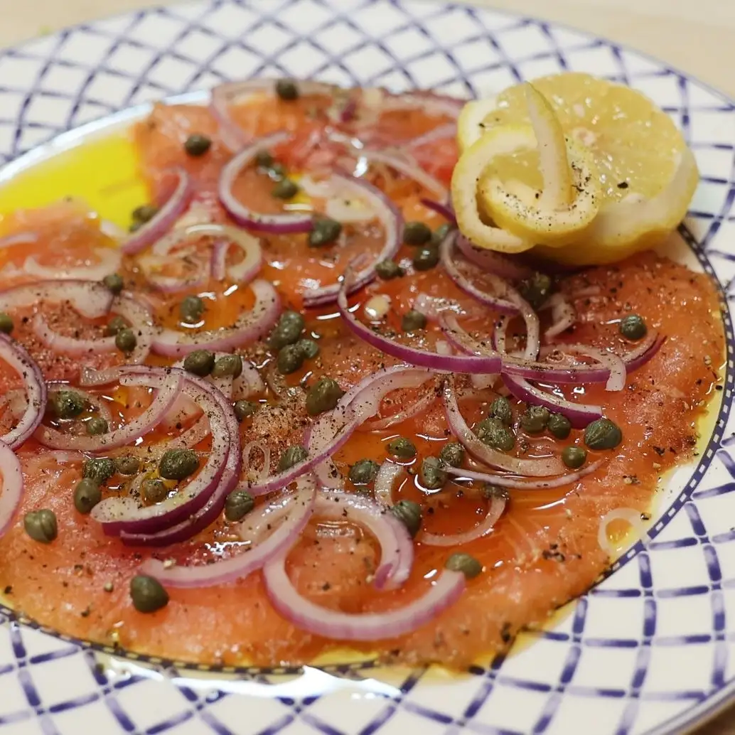 Gravlax de saumon maison