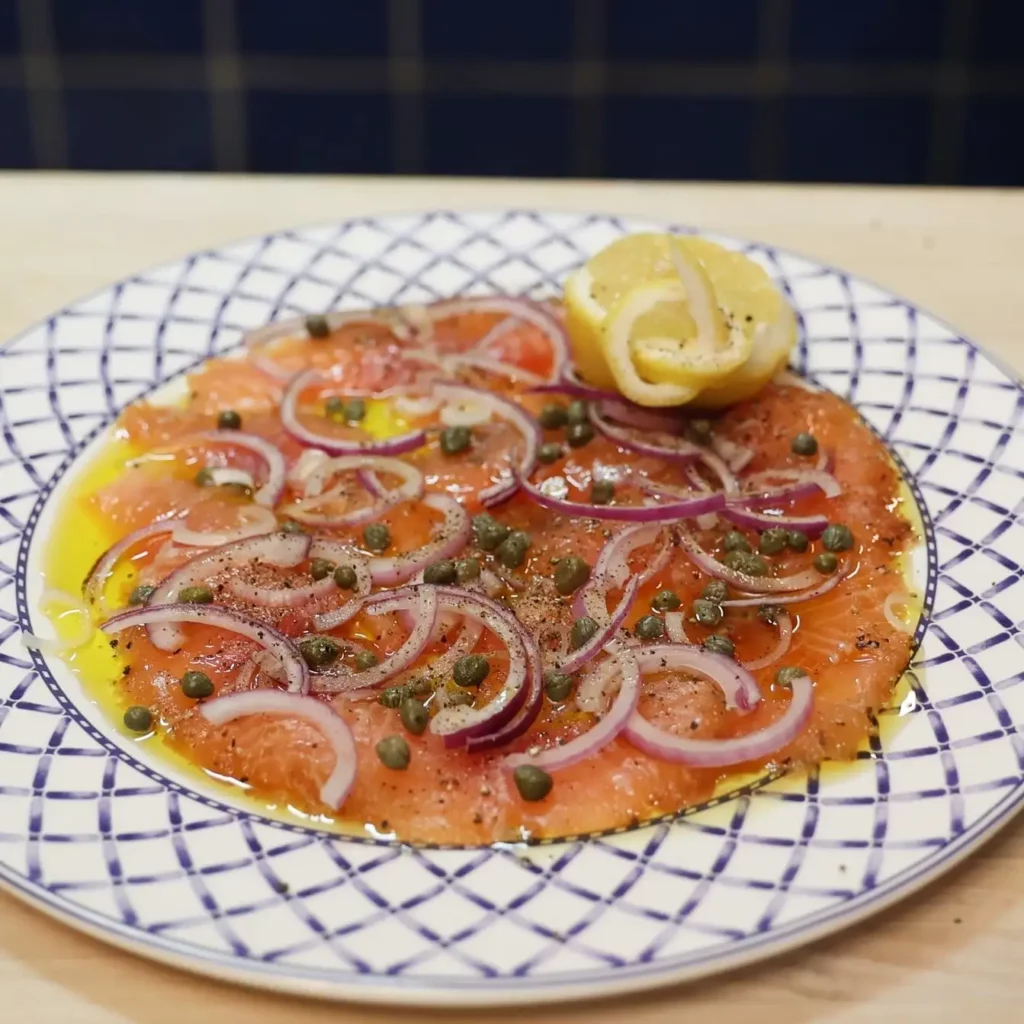 Gravlax de saumon maison