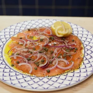 Gravlax de saumon maison