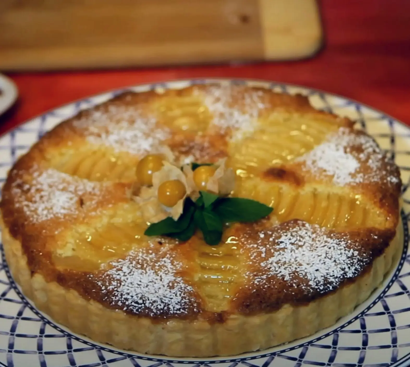 Tarte Amandine aux Poires