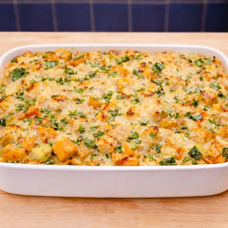 Gratin de Poulet aux Courgettes et Patates Douces