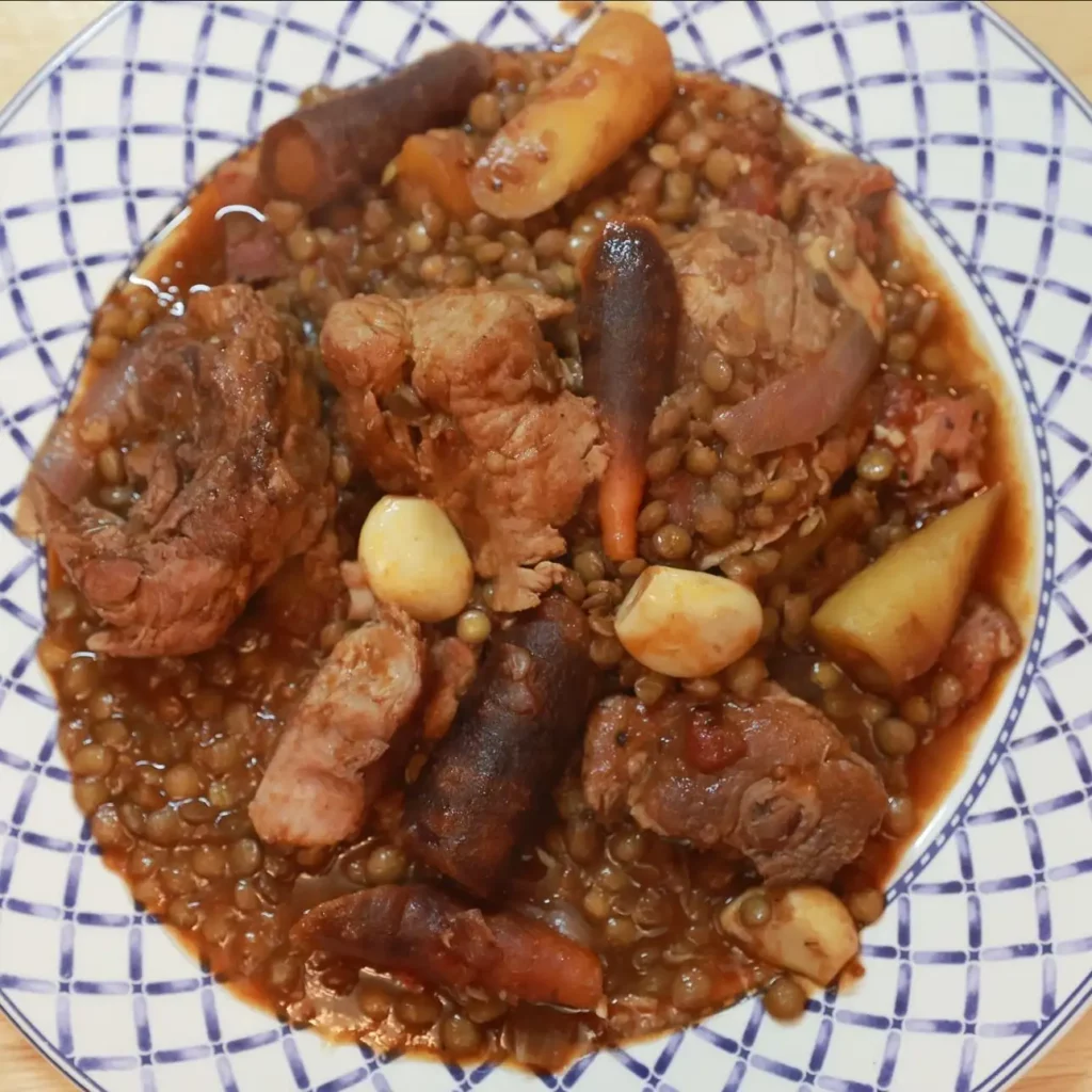 Ragoût de Porc aux Carottes et Lentilles