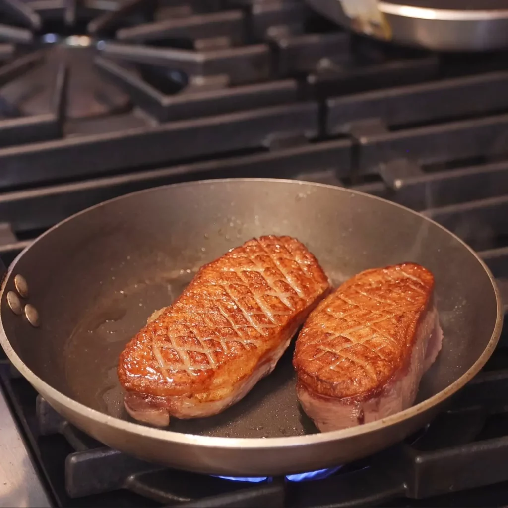 Duck Breast with Dijon Mustard Cream