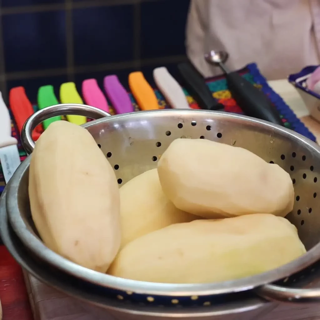 Pommes Parisiennes au lard fumé