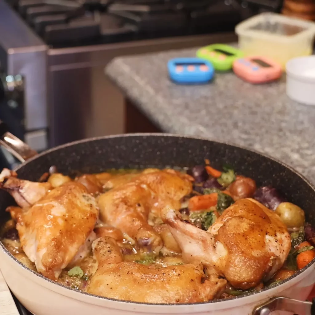 Poulet rôti à l’érable au four