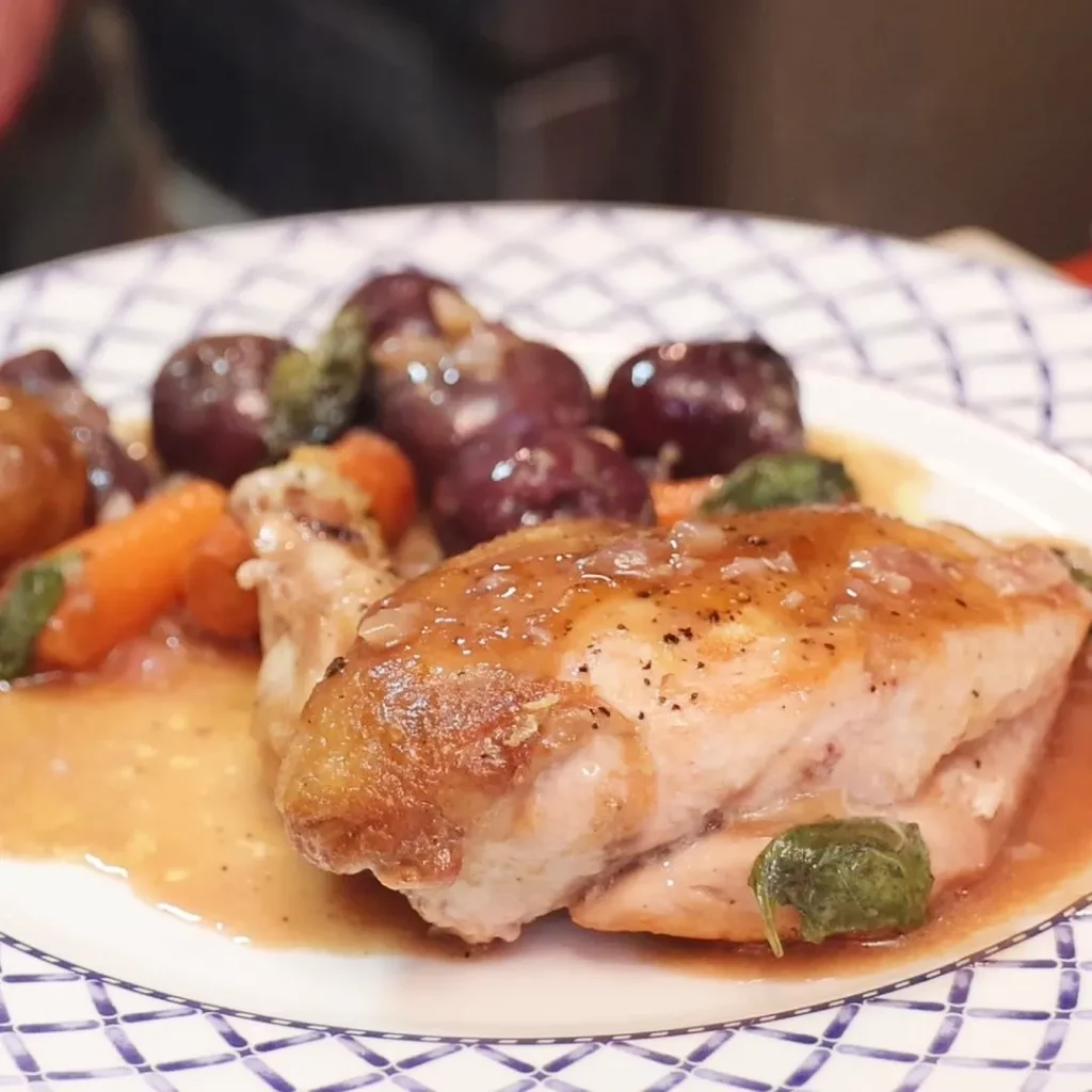 Poulet rôti à l’érable au four