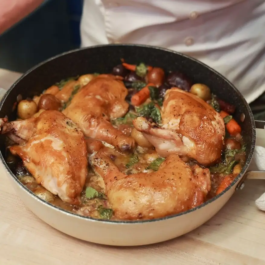 Poulet rôti à l’érable au four