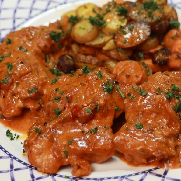 Creamy Cajun Chicken Thighs