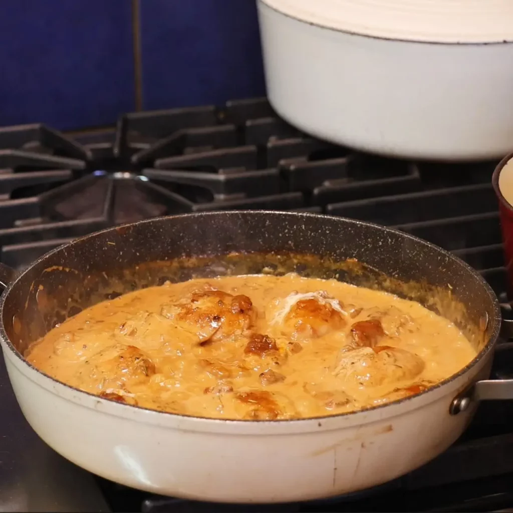 Creamy Cajun Chicken Thighs