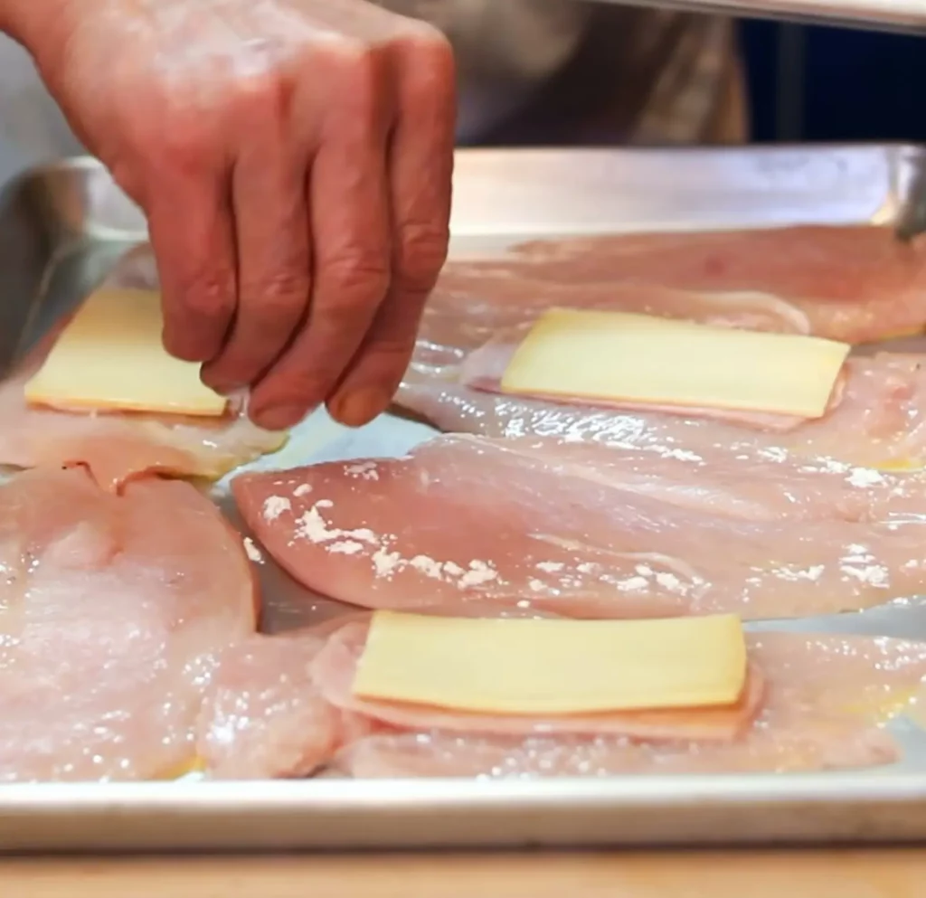 Escalopes de Poulet Cordon Bleu