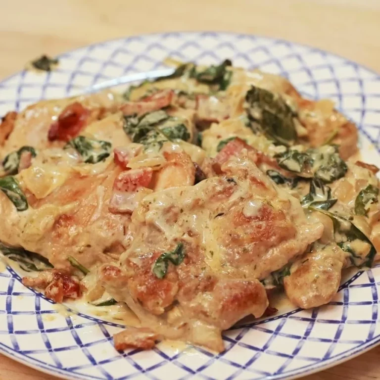 Poulet &agrave; la Moutarde et Bacon