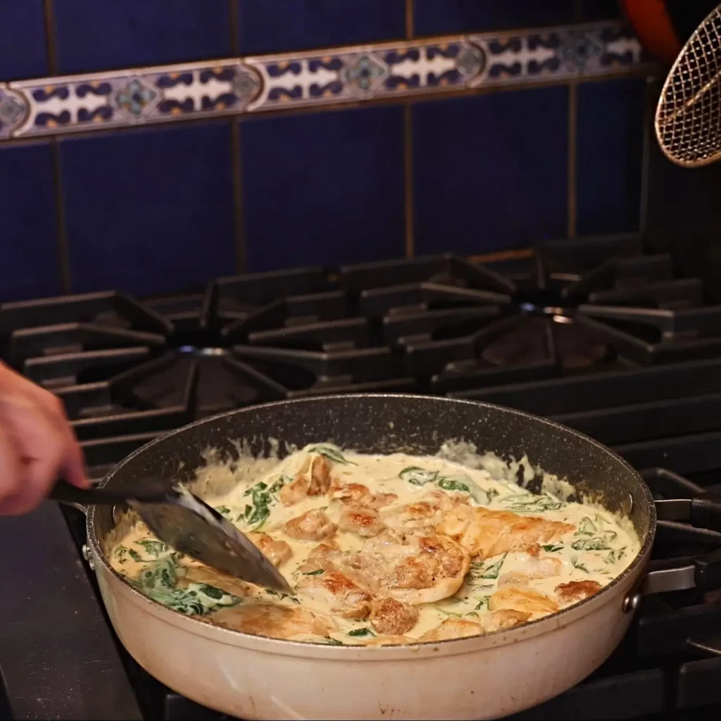 Easy Bacon Mustard Chicken in Cream Sauce