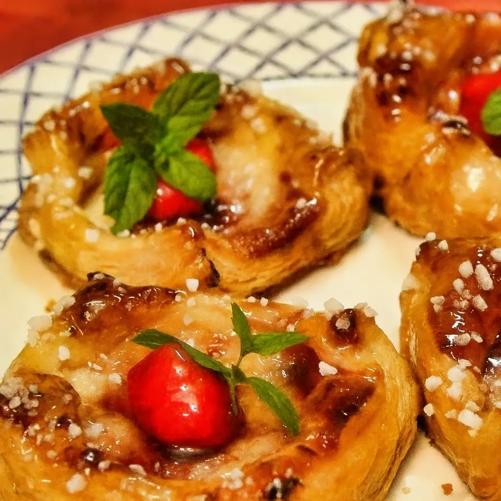 Baluchons aux fraises