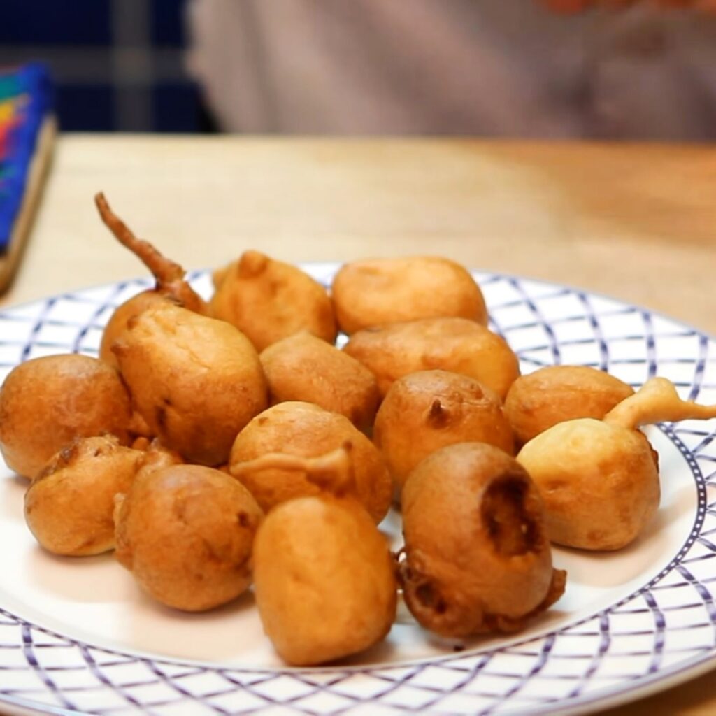 Beignets de bananes croustillants