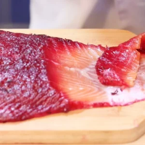 Beet-Cured Salmon Gravlax