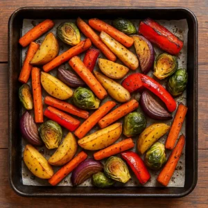Légumes rôtis au four (Accompagnement facile)