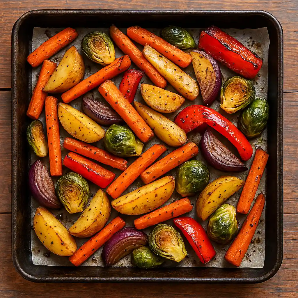 Légumes rôtis au four (Accompagnement facile)