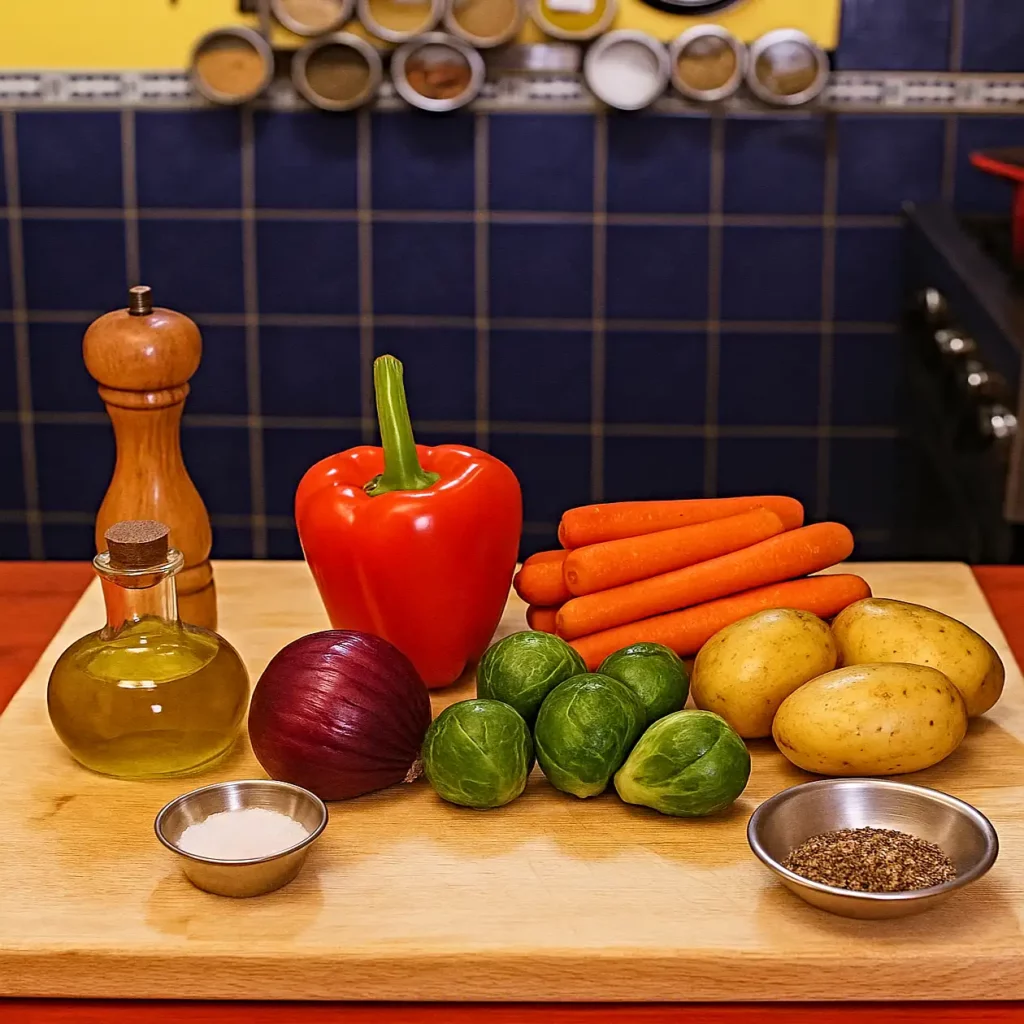 Légumes rôtis au four