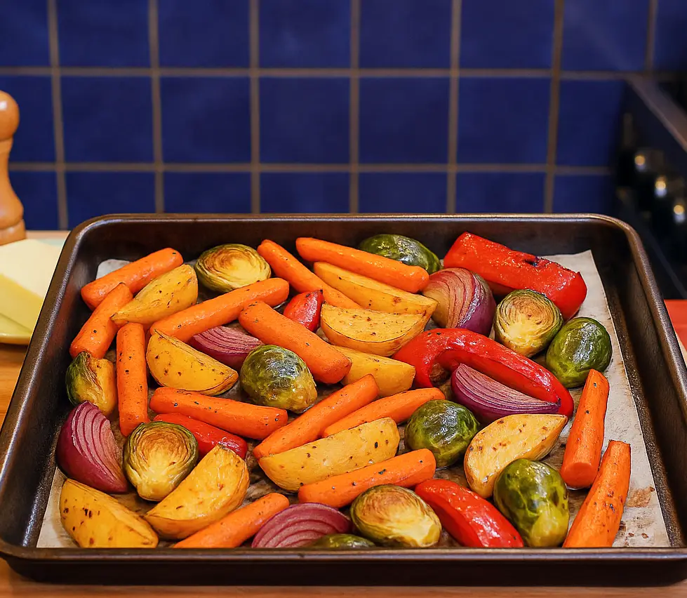 Légumes rôtis au four