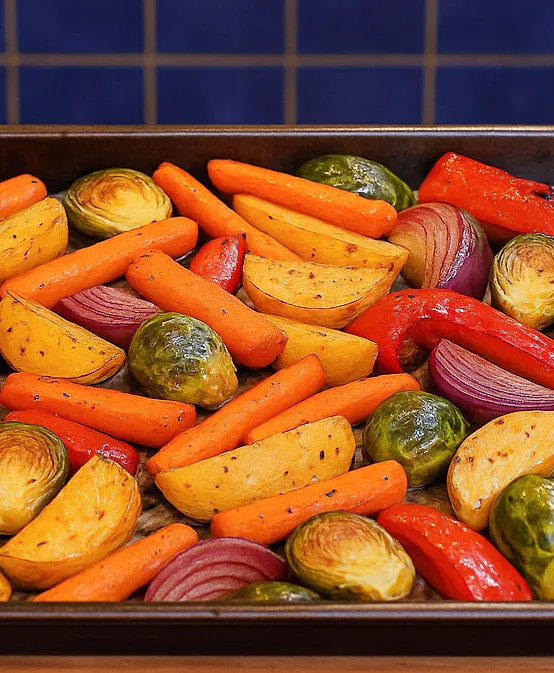 Légumes rôtis au four