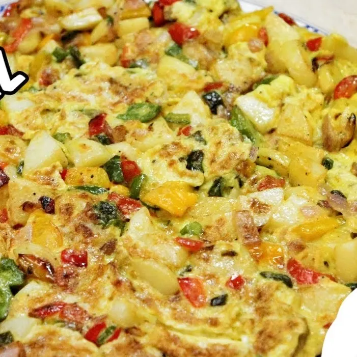 Potato and Pepper Omelette