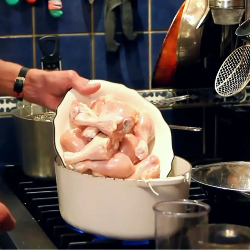 Crispy homemade fried chicken