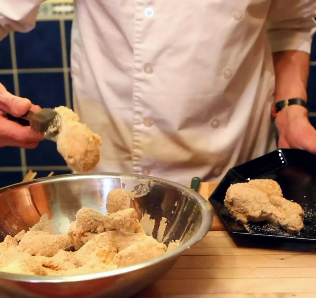 Crispy homemade fried chicken