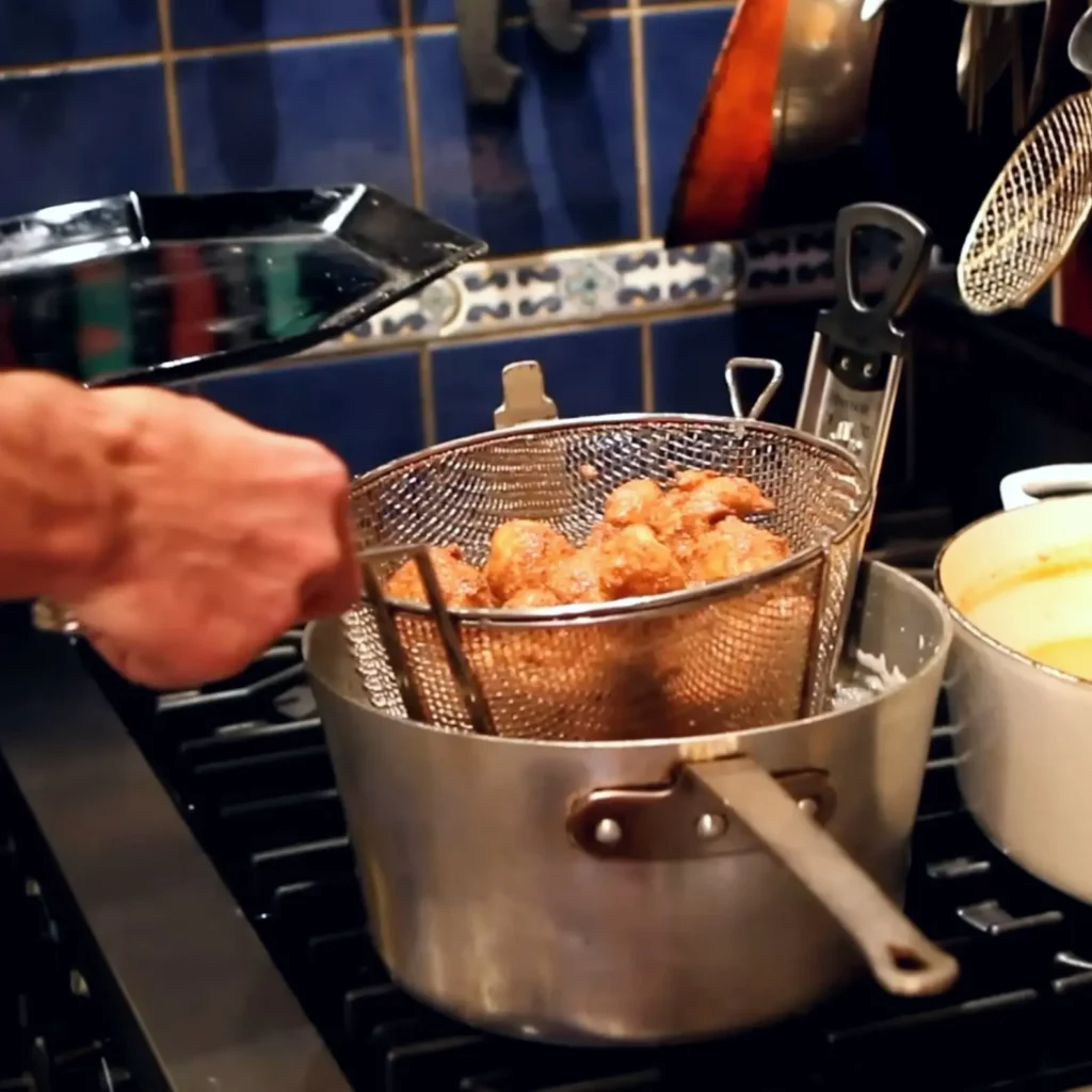 Crispy homemade fried chicken